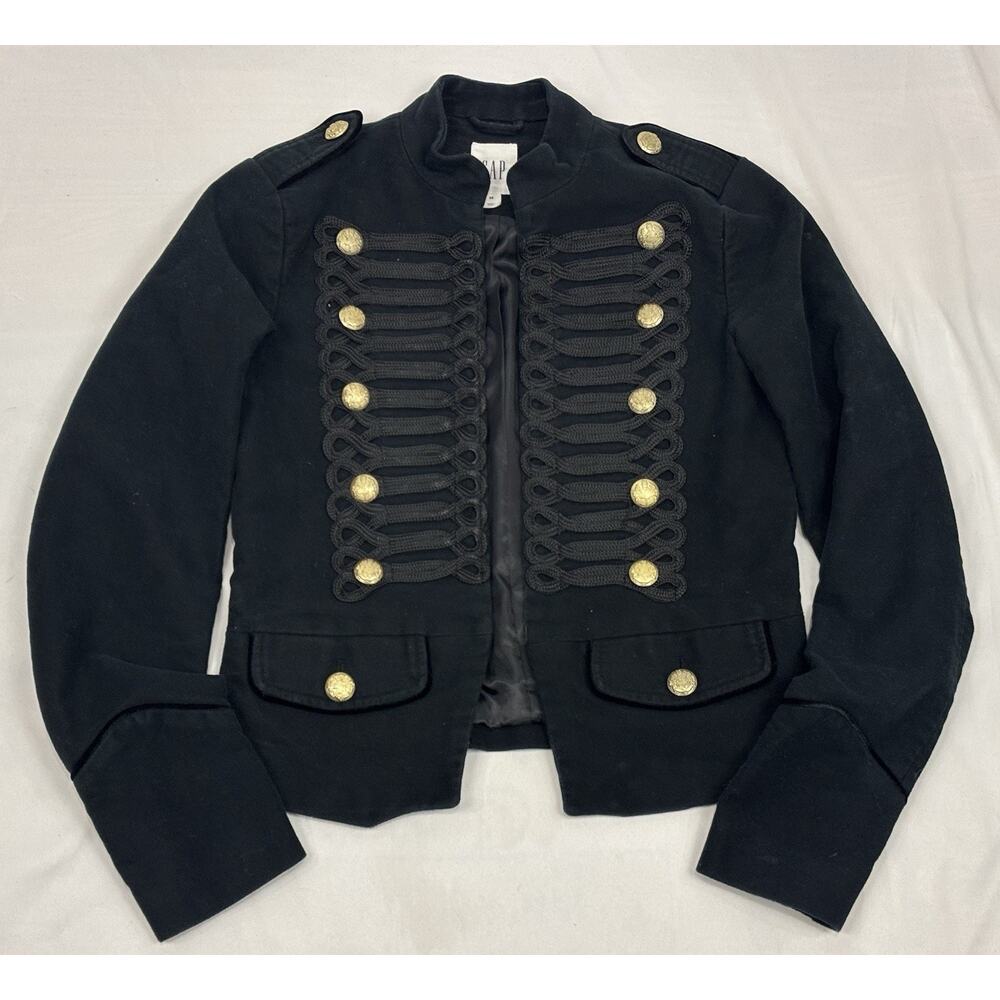 GAP Military Band Jacket Women’s XS My Chemical Romance Black Parade Emo Goth